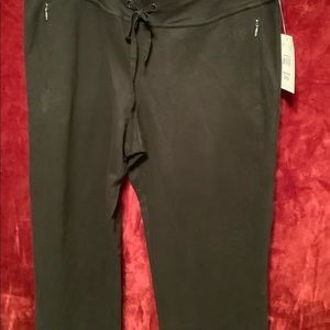 Black active pants